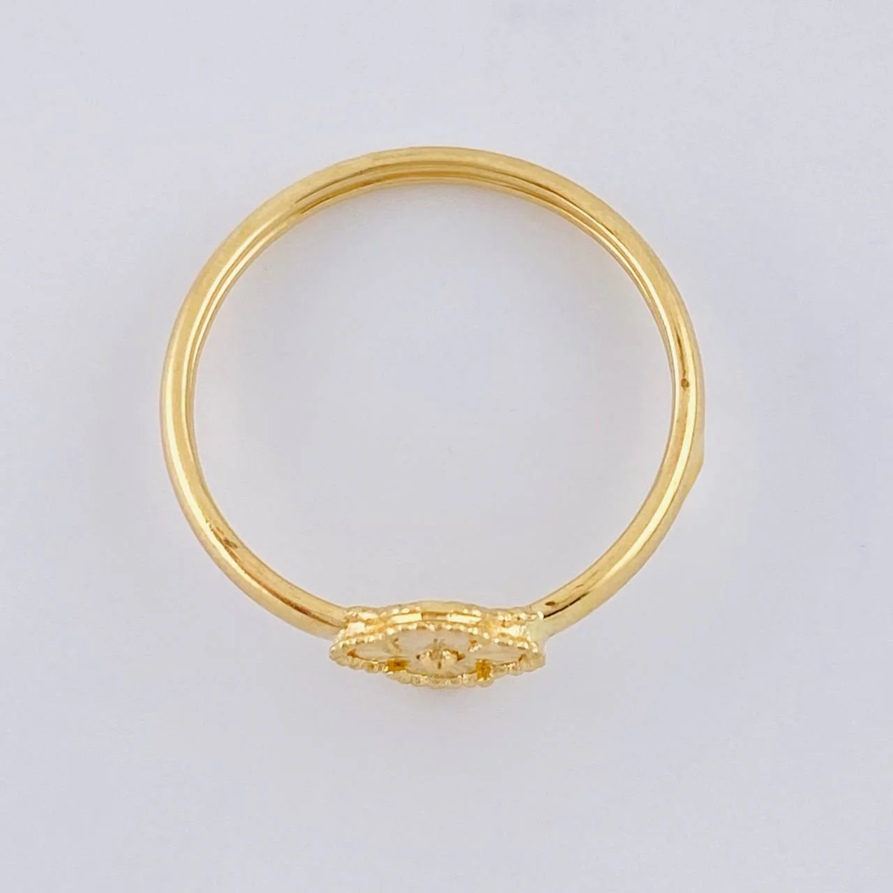 Anillo Trébol 1 g / T6 Oro Amarillo 18K - Image 3