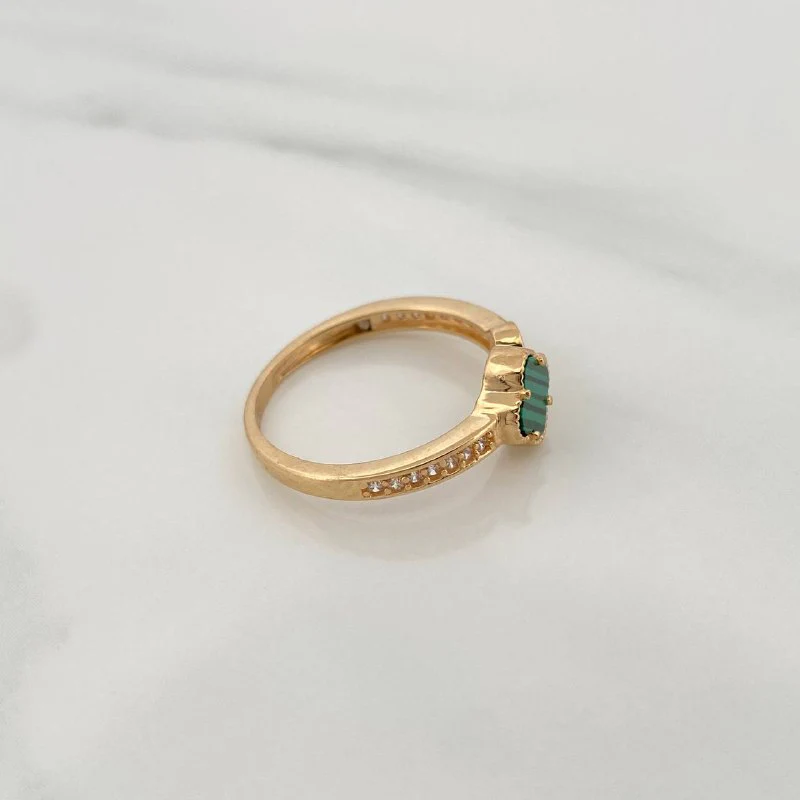Anillo Trebol 2.4gr / T6 1/2 / Oro Amarillo Nac.Esp. 18K % - Image 3