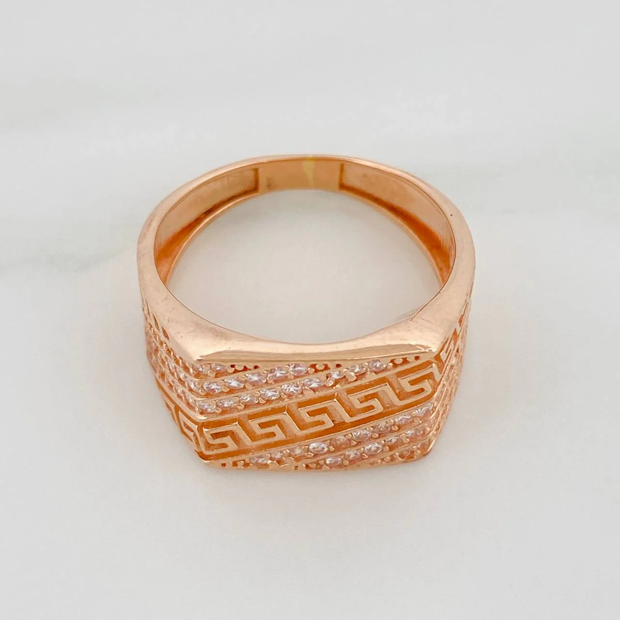 Anillo Tribal 4.85gr / T8 1/4 / Oro Rosa 18K - Image 2