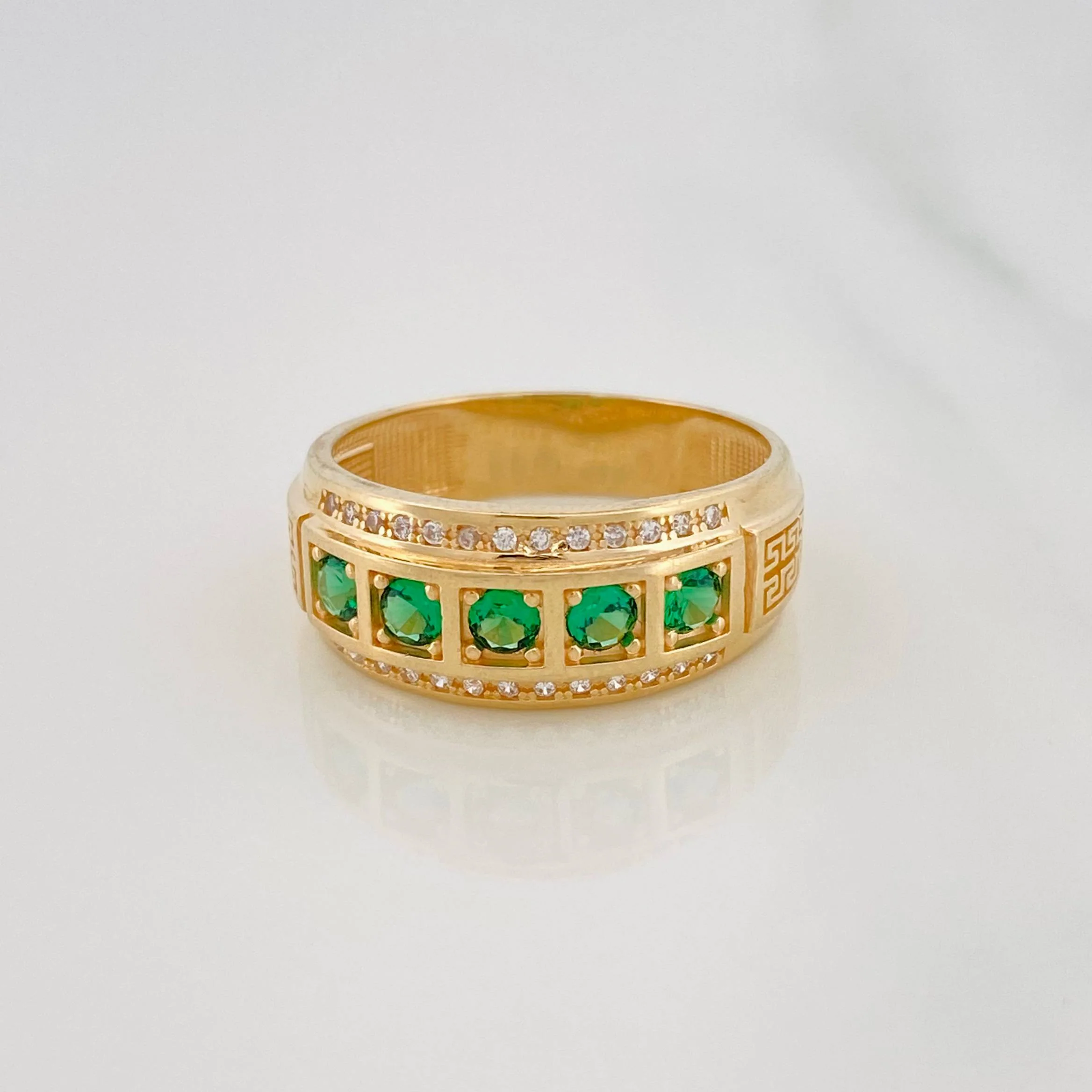 Anillo Tribal 6.6g / T10 1/4 Oro Amarillo 18K