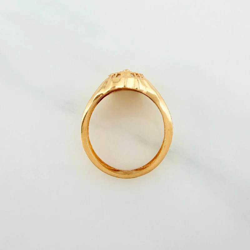 Anillo Virgen De Guadalupe 4.65 g / T5 3/4 Oro Amarillo 18K - Image 3