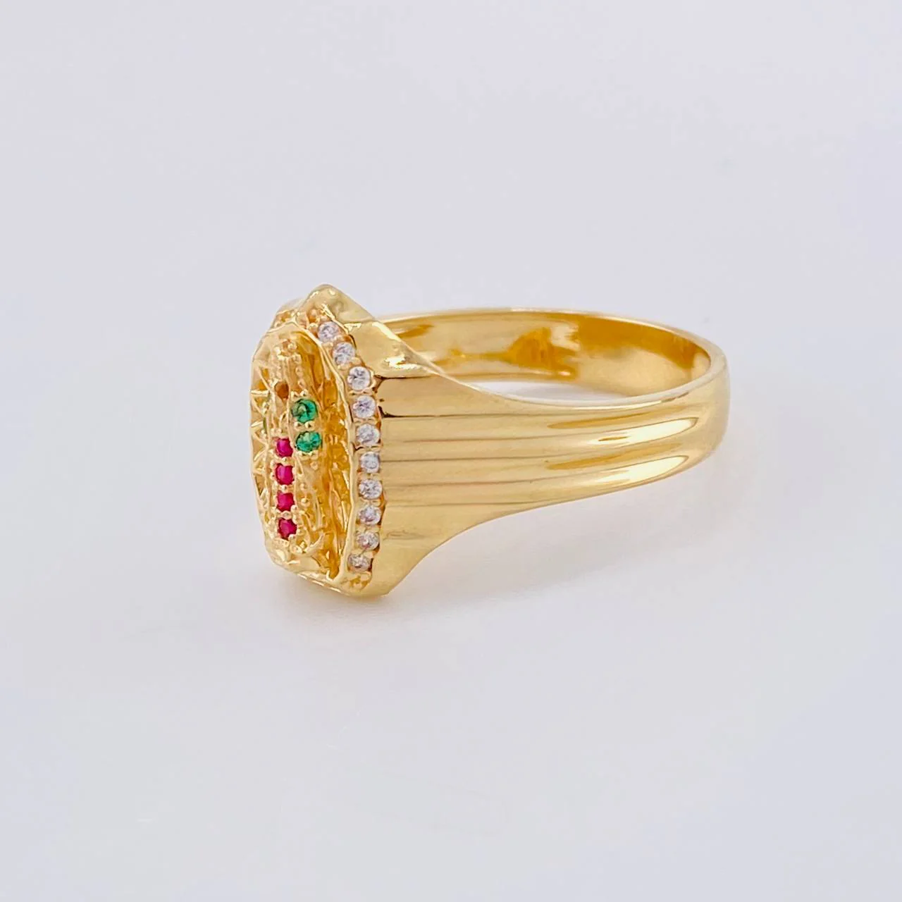 Anillo Virgen Guadalupe 3.75 g / T6 Oro Amarillo 18K - Image 2