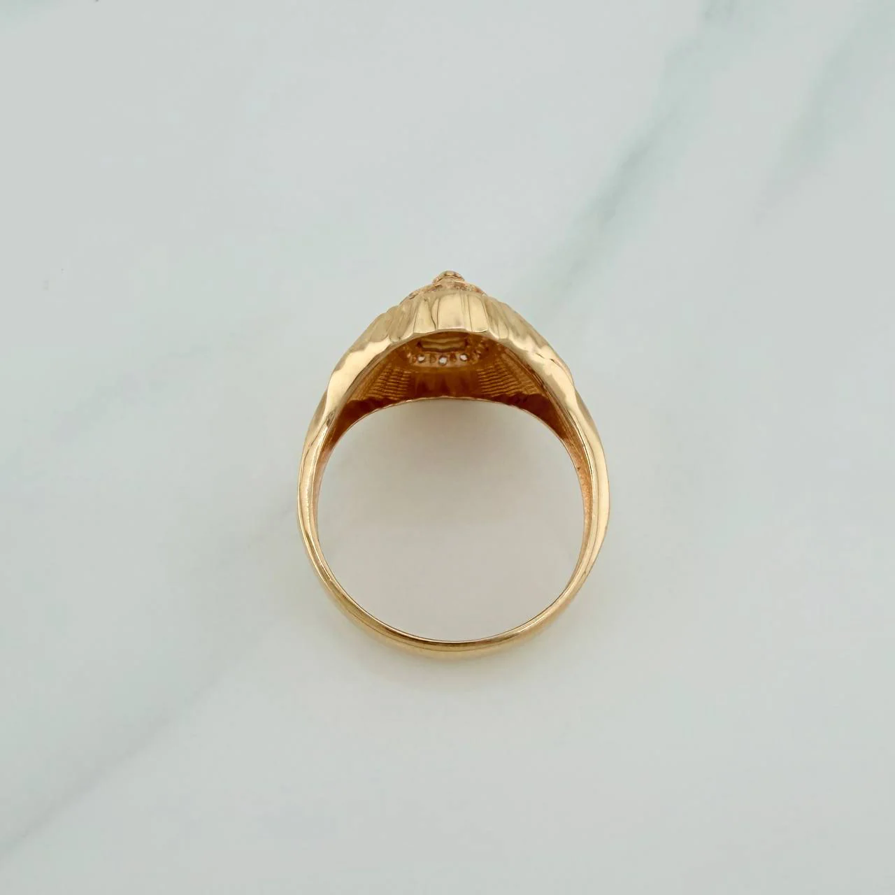 Anillo Virgen Guadalupe 4.5gr / T7 / Oro Amarillo 18K % - Image 3