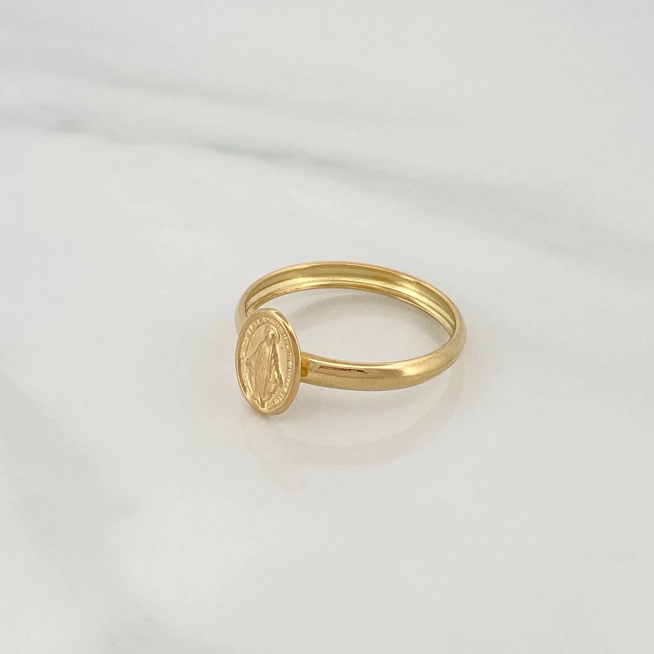 Anillo Virgen Milagrosa 1gr / T8 / Oro Amarillo 18K & - Image 3