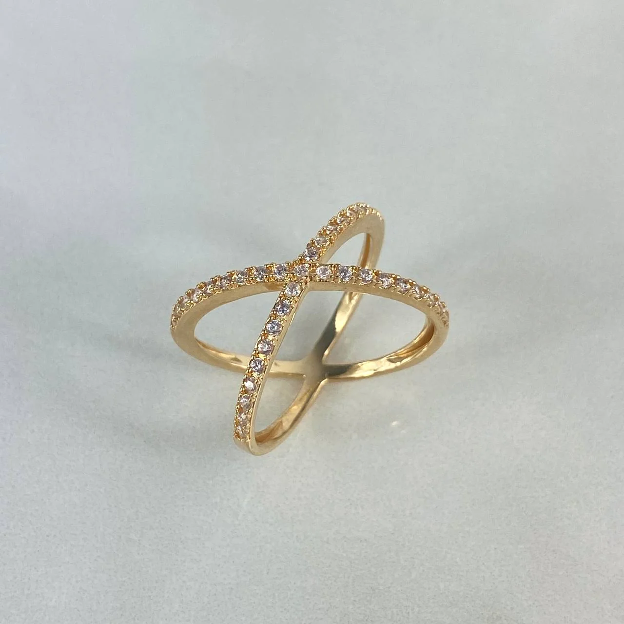 Anillo X 3.65 g / T7 1/2 Oro Amarillo 18K - Image 2
