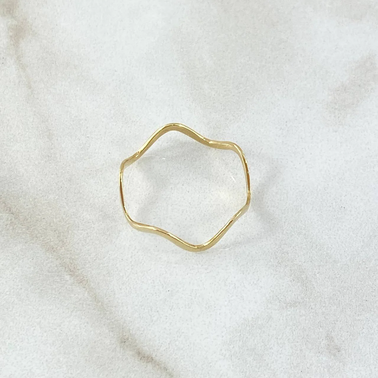 Anillo Zig-Zag 0.95 g / T6 1/2 Oro Amarillo 18K - Image 2