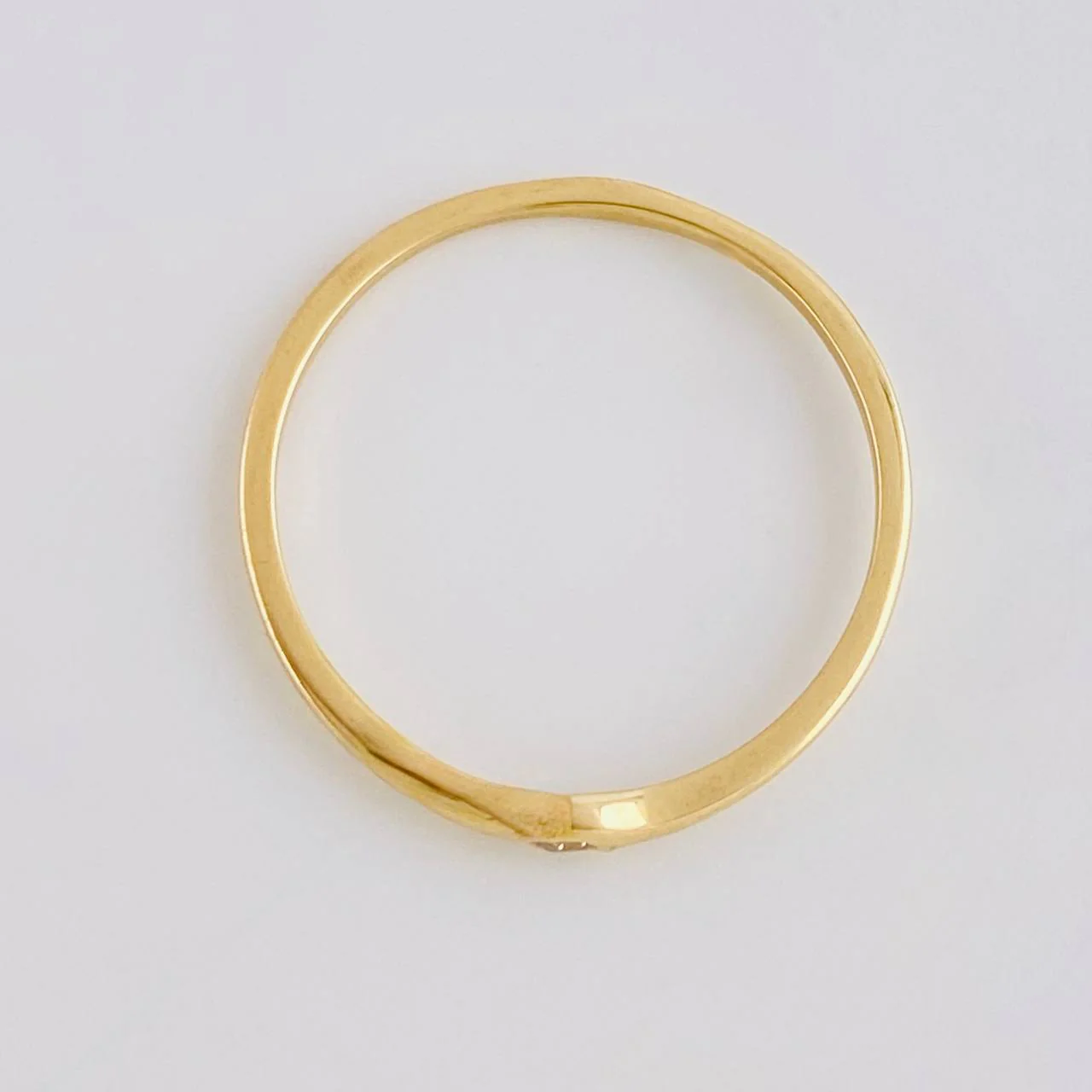 Anillo Zirconia 1.1g / T7 3/4 Oro Amarillo 18K - Image 2