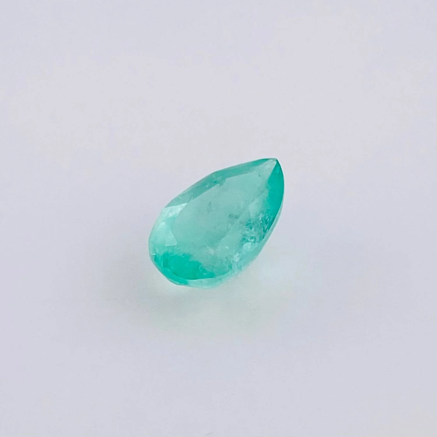 Piedra Esmeralda 2,93 Qts Lagrima Gota De Aceite - Image 2