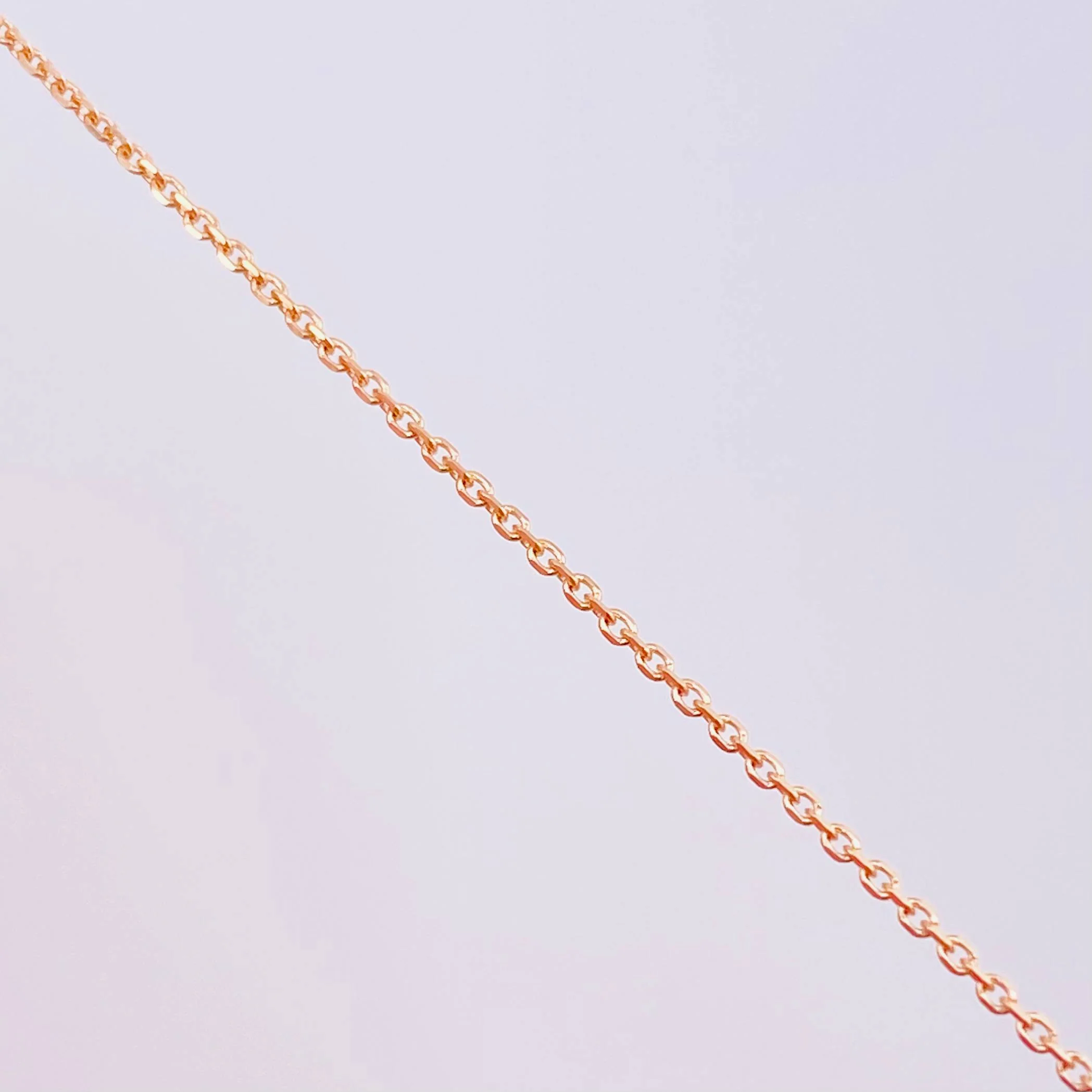 Cadena Aro Seguido 1.05 g / 40.2 cm / 0.8 mm Oro Rosa 18K - Image 3