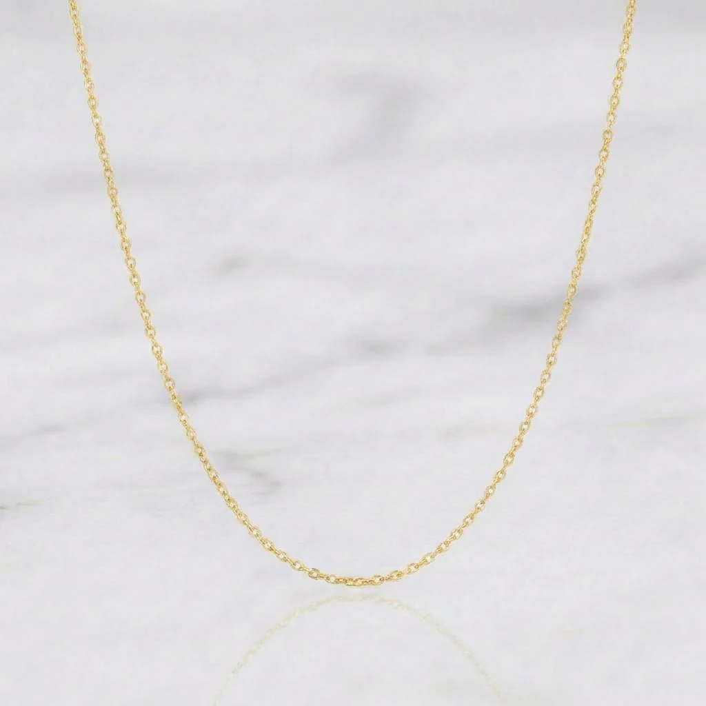 Cadena Aro Seguido 1.25 g / 49.6 cm / 0.9 mm Oro Amarillo 18K