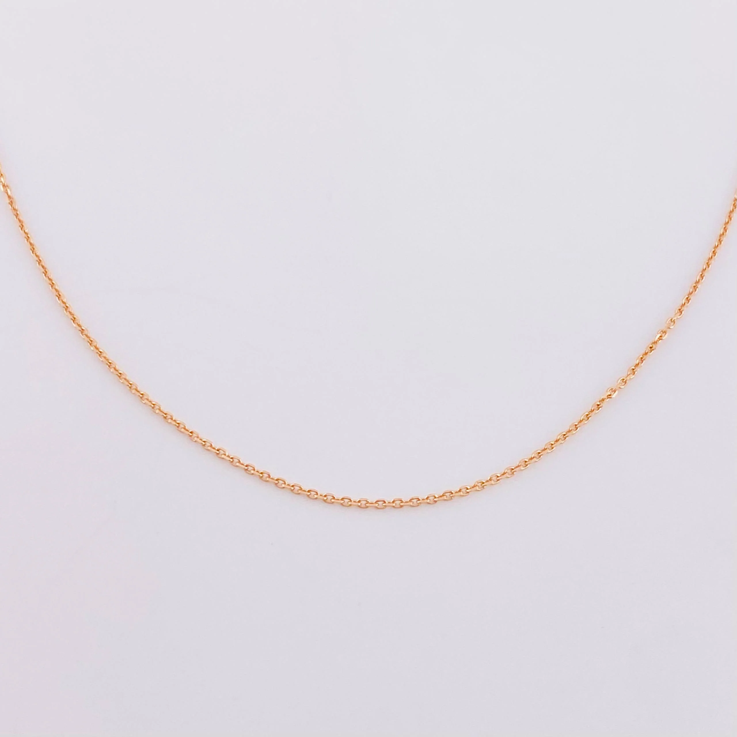 Cadena Aro Seguido 1.3 g / 50.3 cm / 0.8 mm Oro Rosa 18K