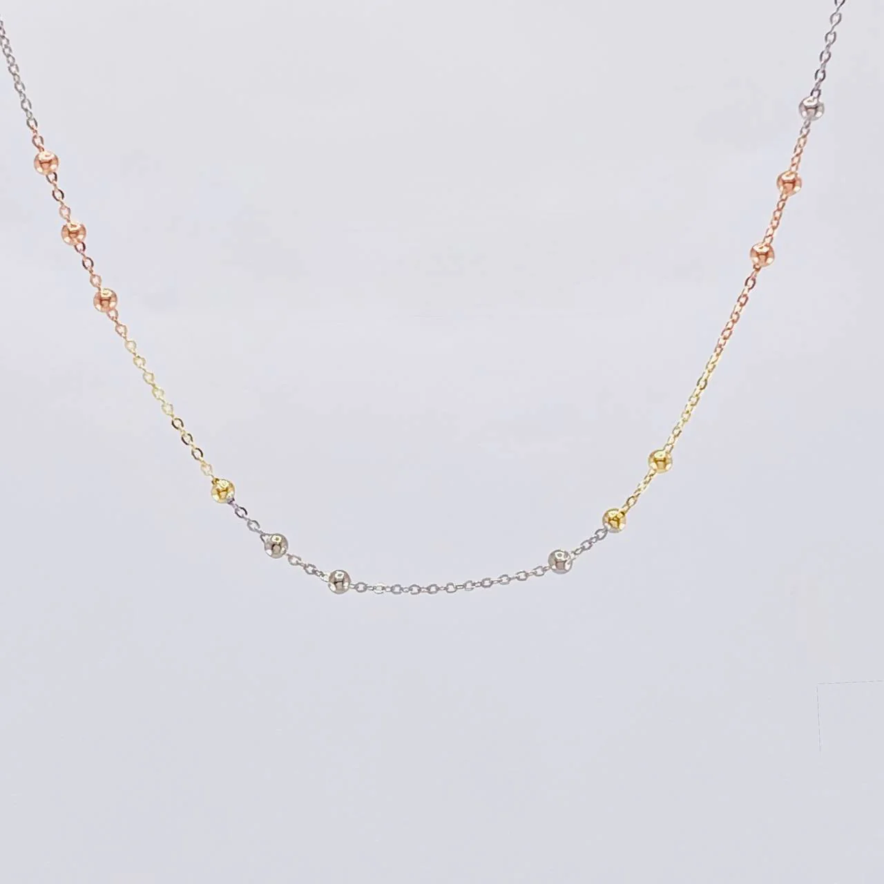 Cadena Aro Seguido Bolas 1.55 g / 40 cm / 18 mm Tres Oros 18K - Image 2