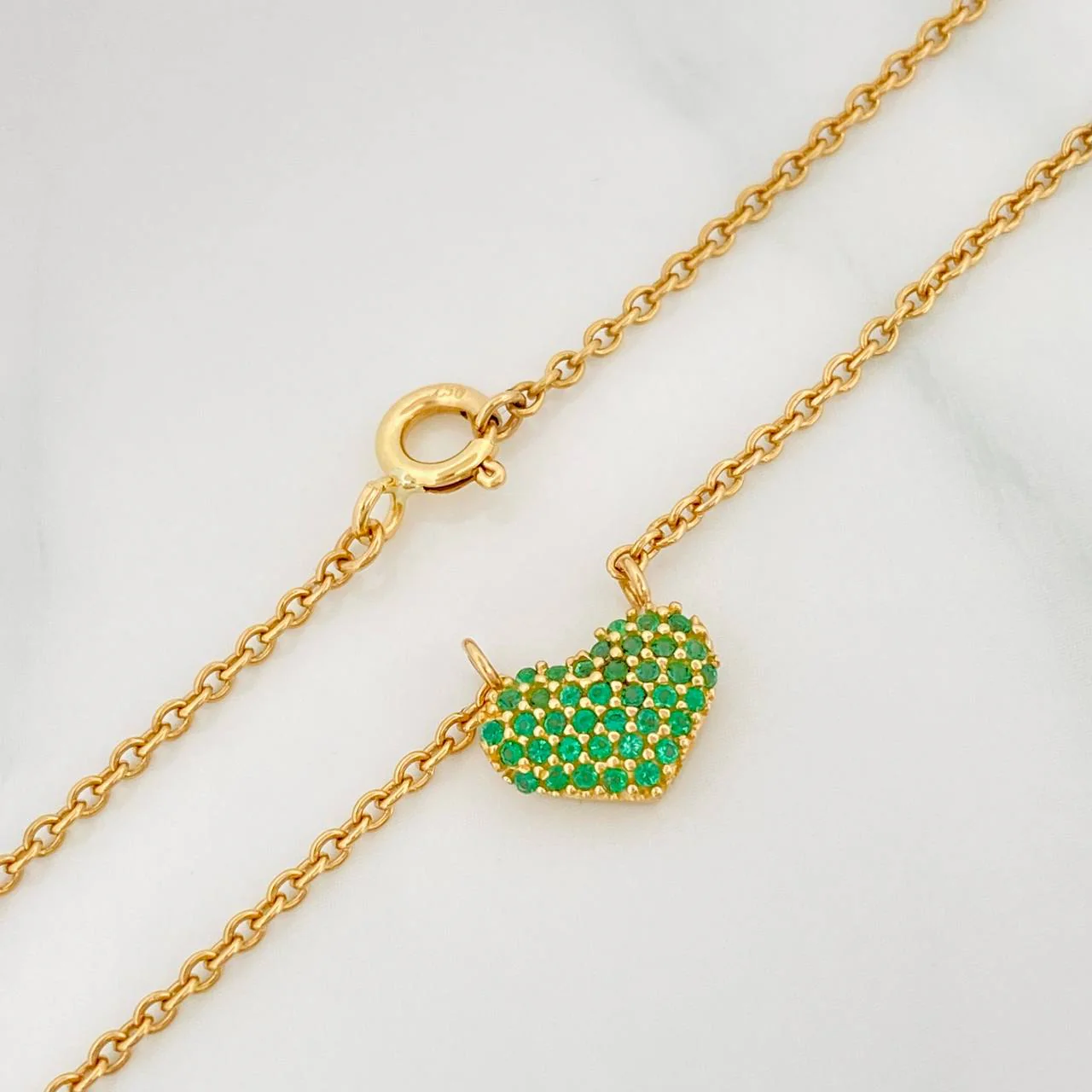 Cadena Aro Seguido Corazon 4.3 g / 47.5 cm / 1.02 mm Oro Amarillo 18K - Image 2