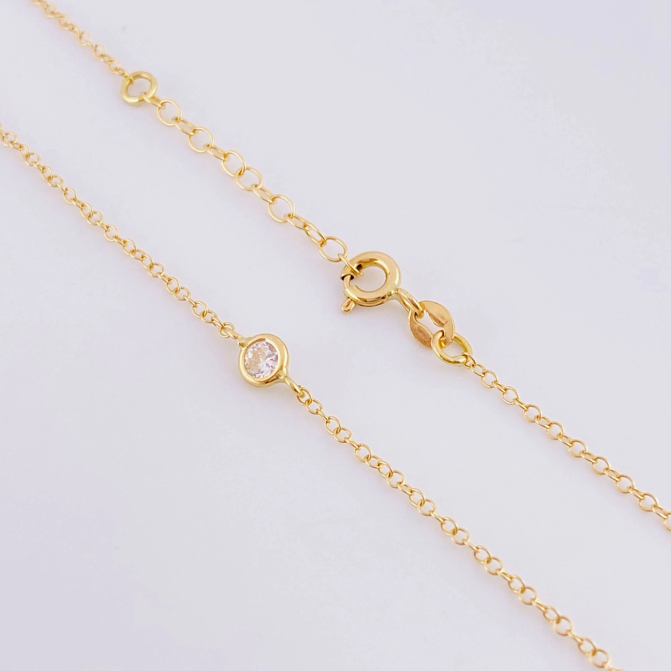 Cadena Aro Seguido Perlas 1.95 g / 45 cm / 1.35 mm Oro Amarillo 18K - Image 5