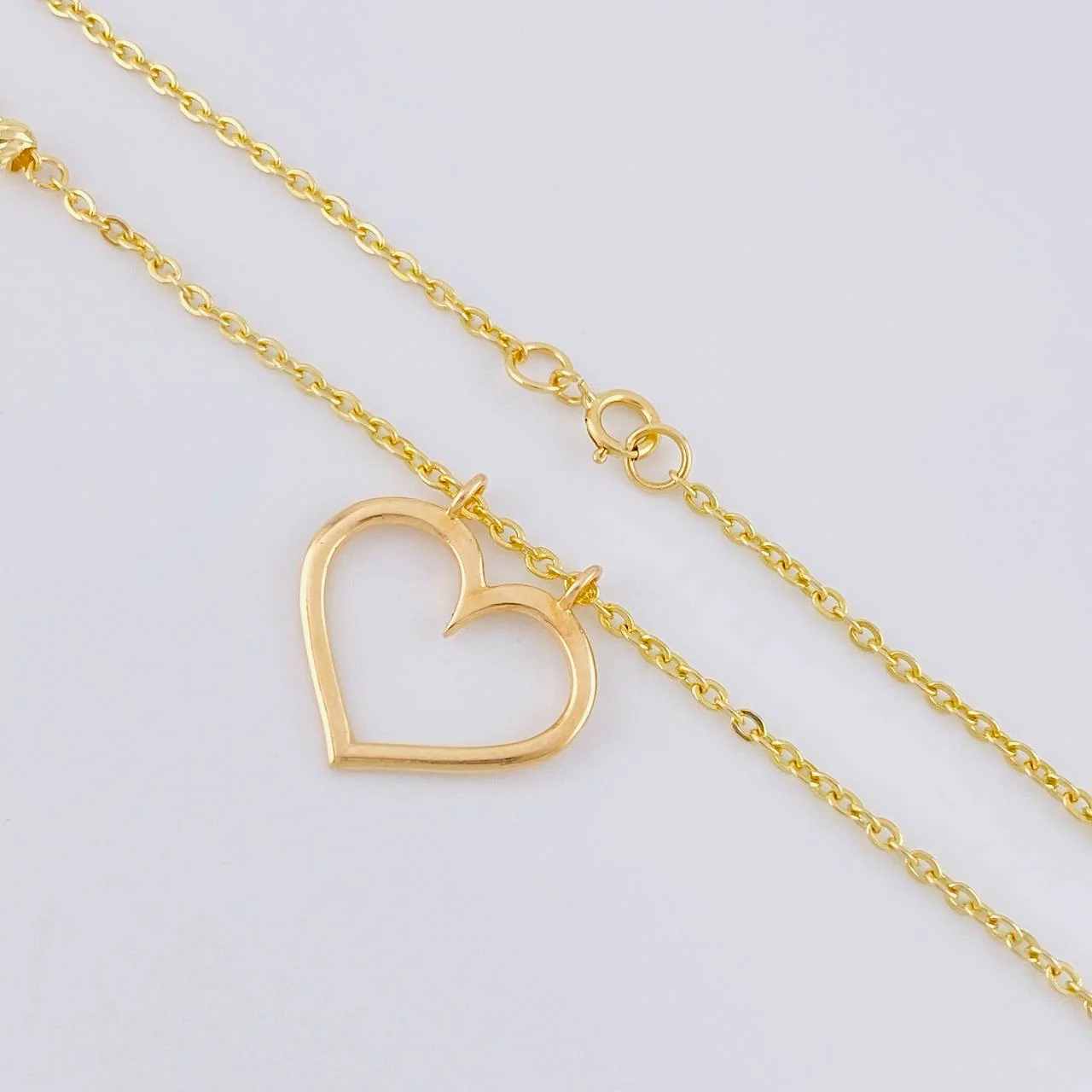 Cadena Aro Seguido Silueta Corazón 3.8 g / 43 cm / 3.65 mm Oro Amarillo 18K - Image 4
