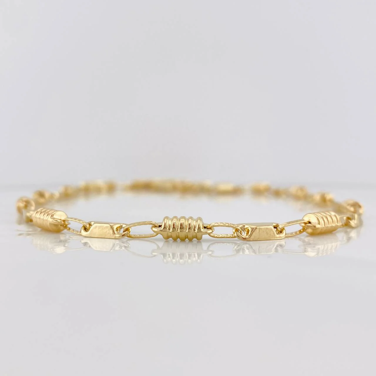 Cadena Barril Eslabon 11.85g / 62cm / 3.57mm Oro Amarillo 18K - Image 2