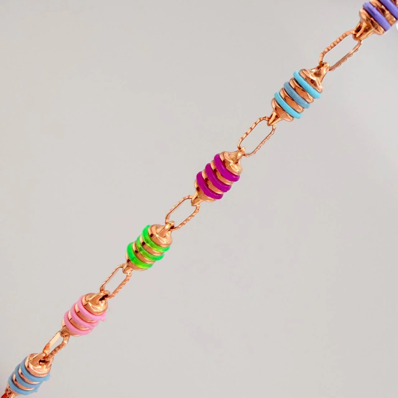 Cadena Barril 13.95gr / 64.3cm / 4.3mm Oro Rosa 18K % - Image 4