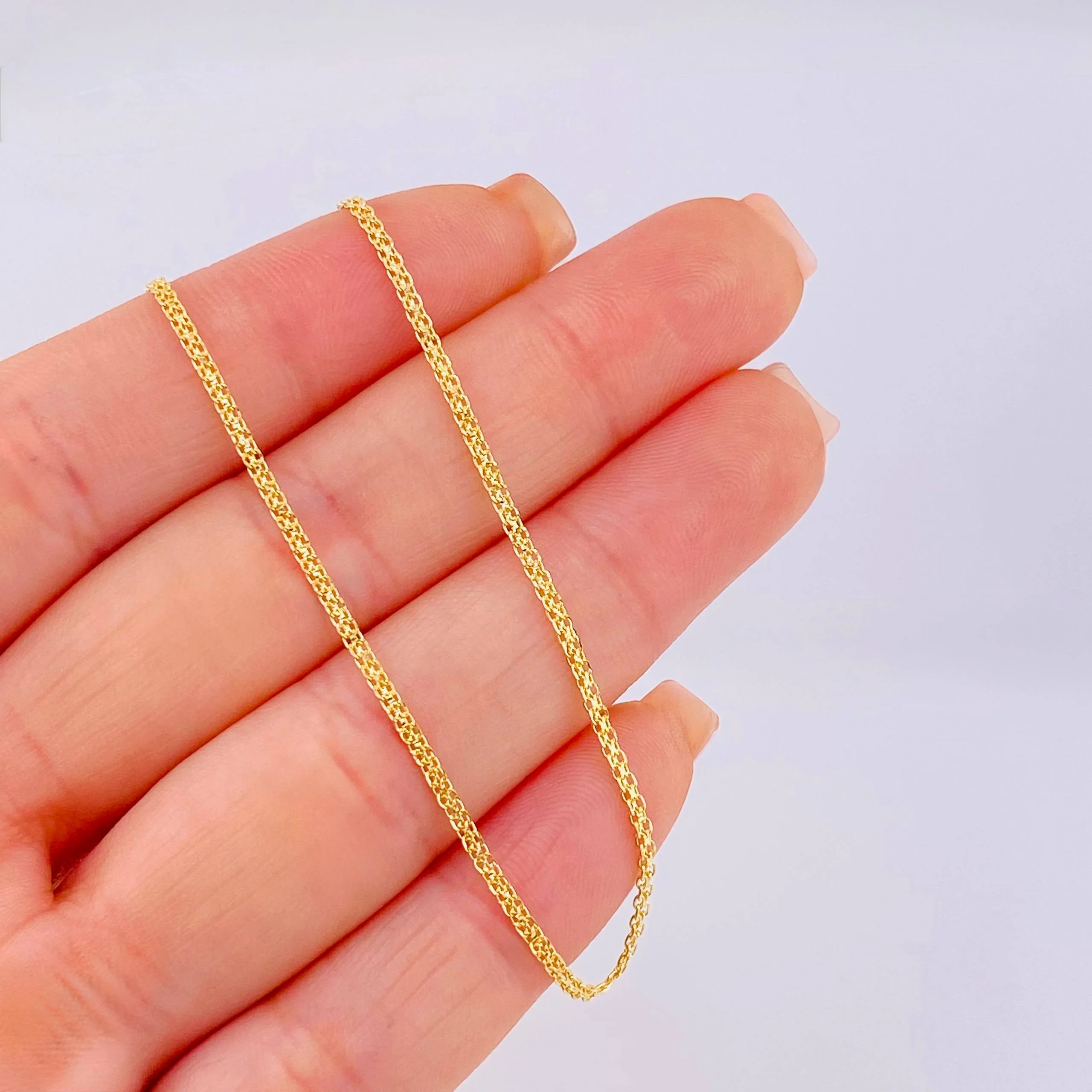 Cadena China 1.9gr / 50cm / 1.3mm Oro Amarillo +1 18K © - Image 5