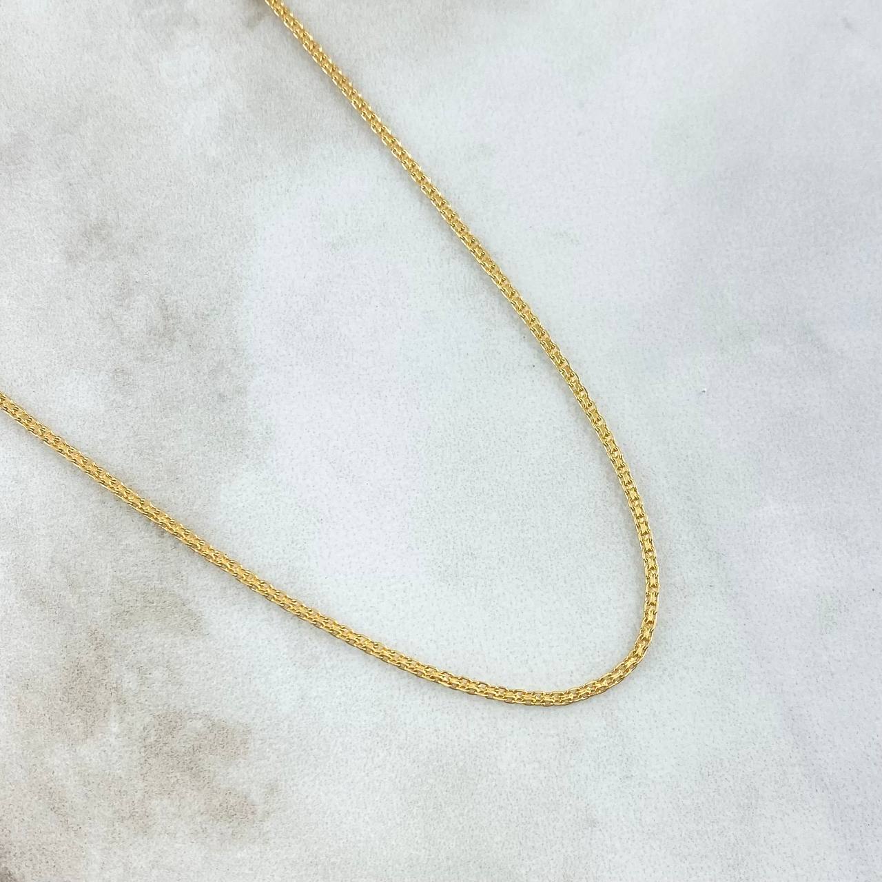 Cadena China 2.15gr / 40cm / 1.3mm Oro Amarillo +1 18K *