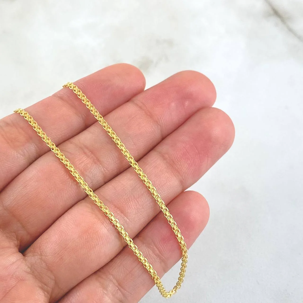 Cadena China 2.45g / 49.9cm / 1.5mm Oro Amarillo 18K - Image 4