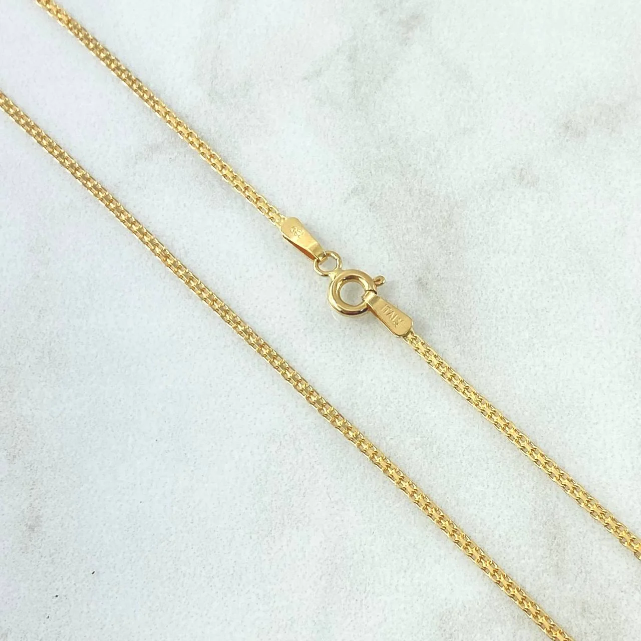 Cadena China 2.45g / 50cm / 1.5mm Oro Amarillo 18K - Image 3