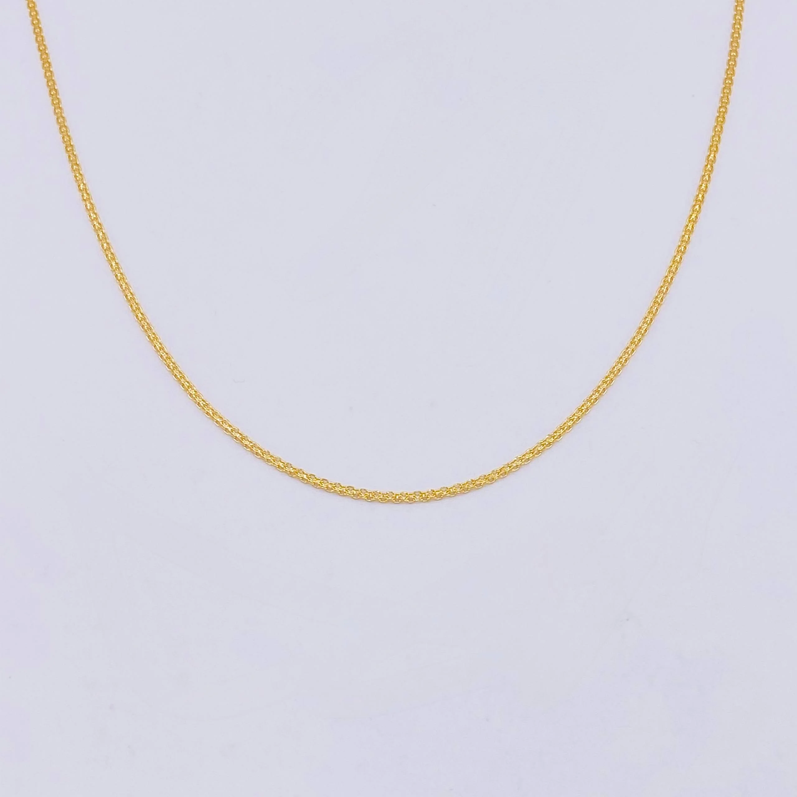 Cadena China 2.75gr / 50cm / 1.5mm Oro Amarillo +1 18K