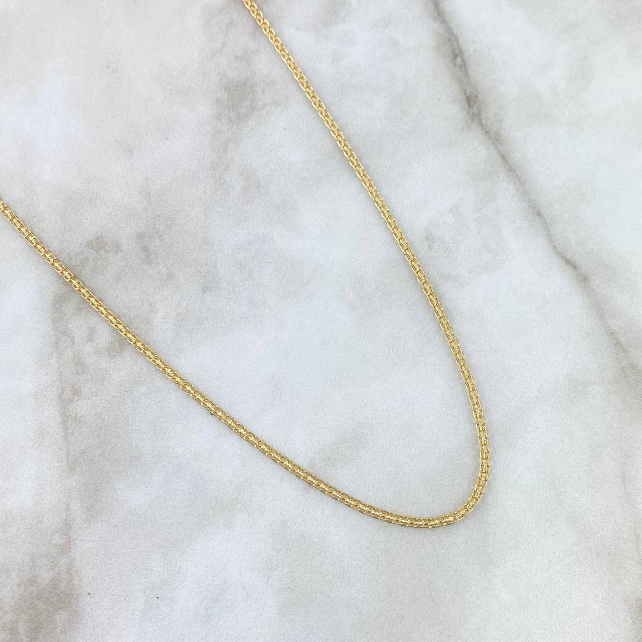 Cadena China 3.65gr / 70cm / 1.5mm Oro Amarillo +1 18K