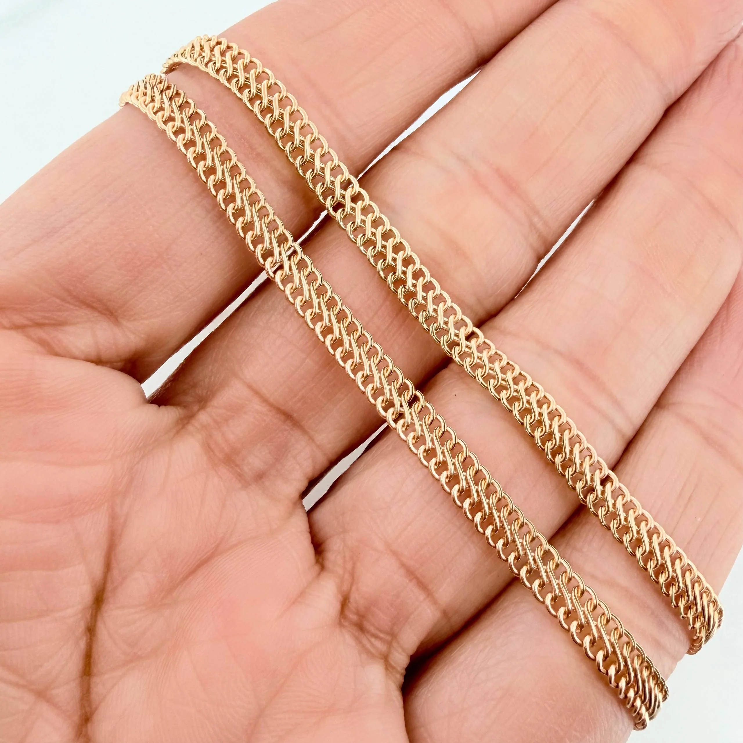 Cadena China 3.8g / 45cm / 3.8mm Oro Amarillo 18K - Image 4