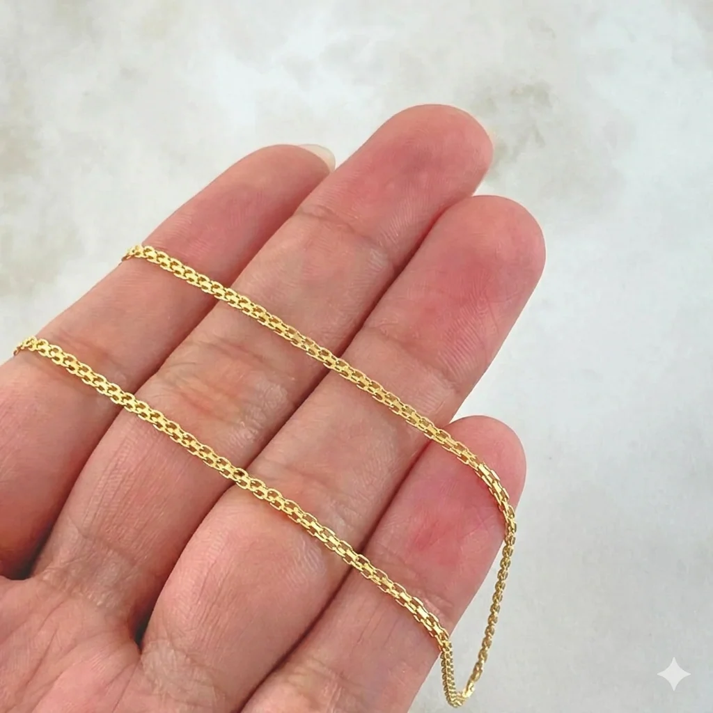 Cadena China 3.9 g / 60 cm / 2.2 mm Oro Amarillo 18K - Image 4