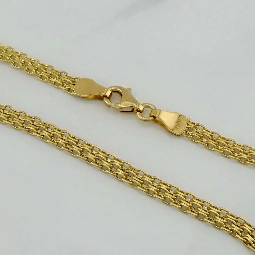 Cadena China 4.4 g / 45 cm / 2.1 mm Oro Amarillo 18K - Image 3