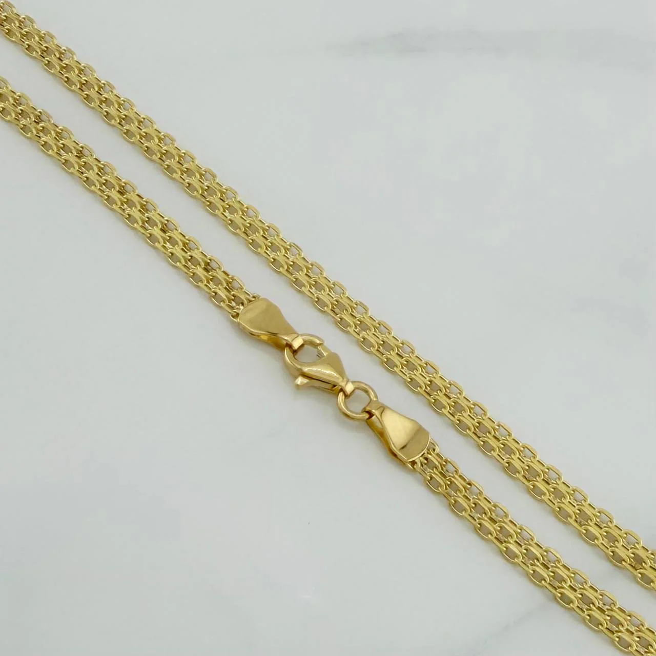 Cadena China 4.75 g / 50 cm / 2 mm Oro Amarillo 18K - Image 4