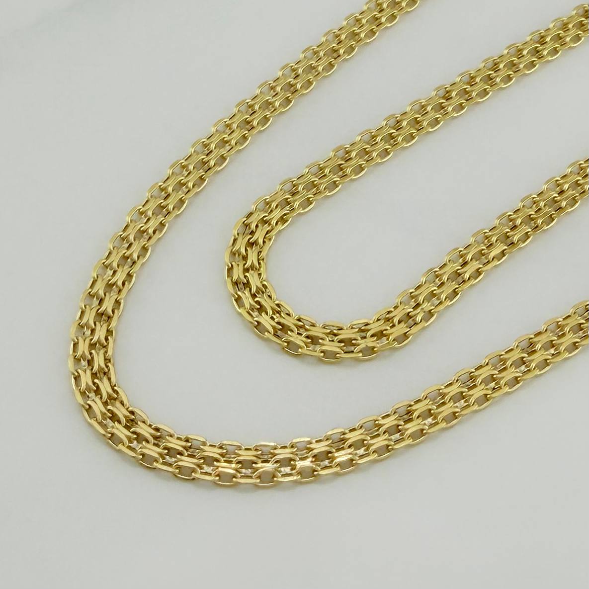 Cadena China 4.75 g / 50 cm / 3.2 mm Oro Amarillo 18K - Image 2
