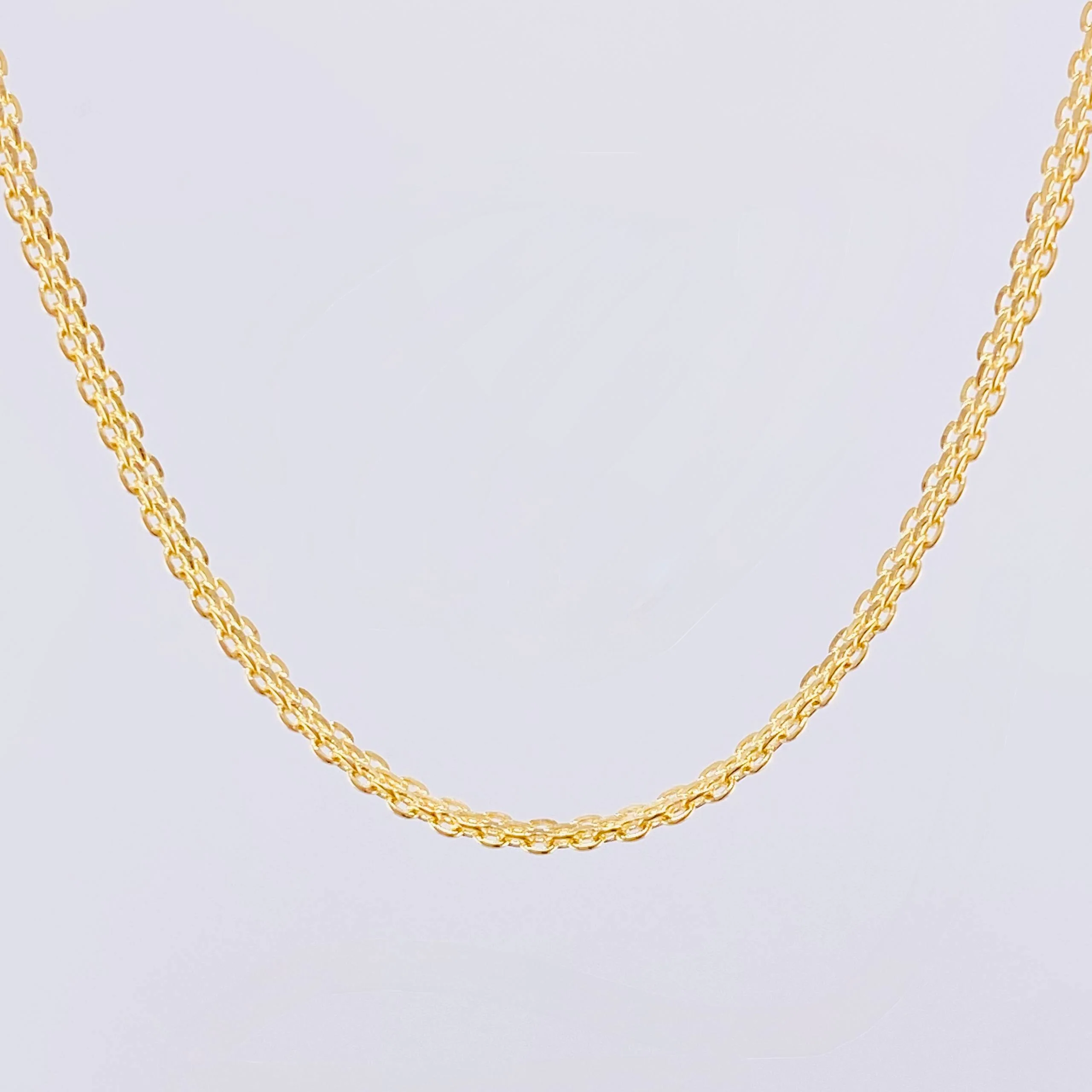 Cadena China 5.8gr / 60cm / 3mm Oro Amarillo +1 18K *
