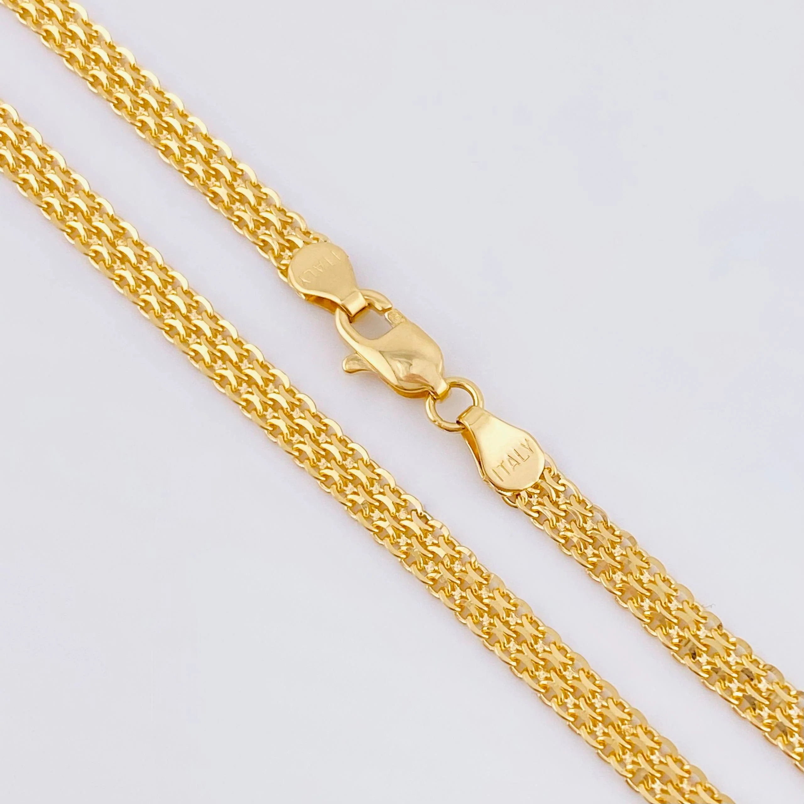 Cadena China 5.8gr / 60cm / 3mm Oro Amarillo +1 18K * - Image 2