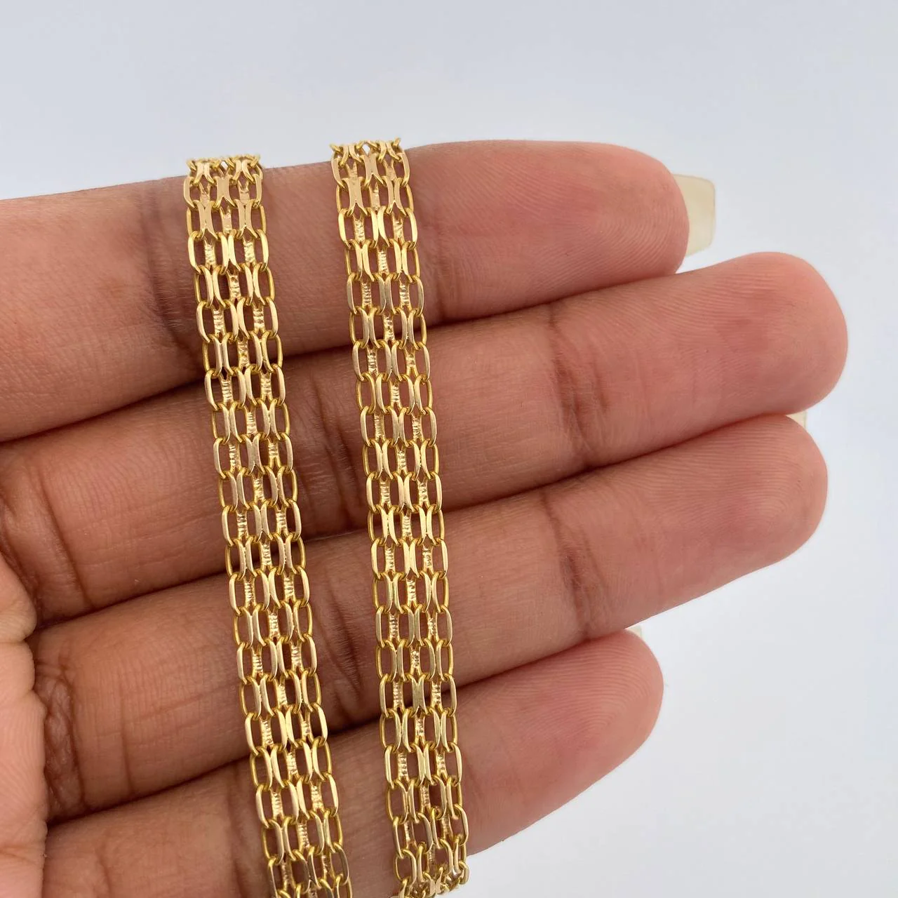 Cadena China 6.35 g / 45 cm / 4.5 mm Oro Amarillo 18K - Image 3