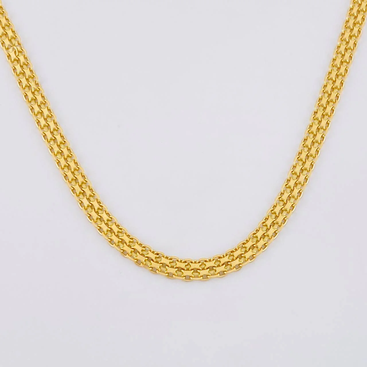 Cadena China 7.55 g / 60 cm / 4.3 mm Oro Amarillo 18K