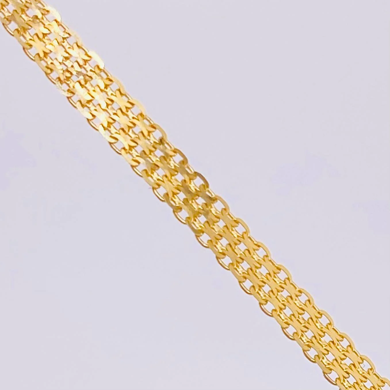 Cadena China 8.15gr / 60cm / 4.7mm Oro Amarillo +1 18K - Image 4