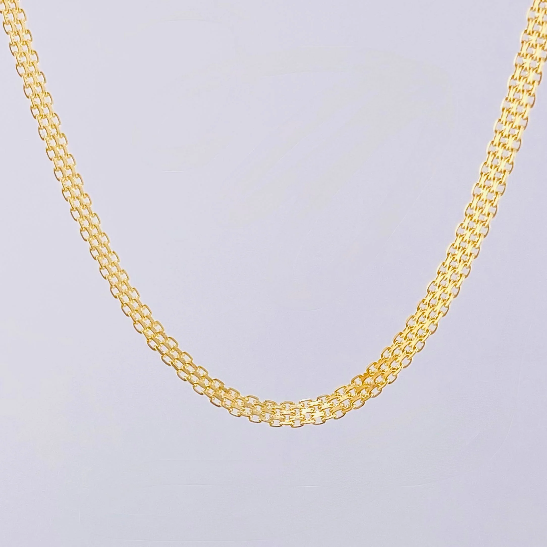 Cadena China 8.6gr / 45cm / 3.7mm Oro Amarillo +1 18K ©