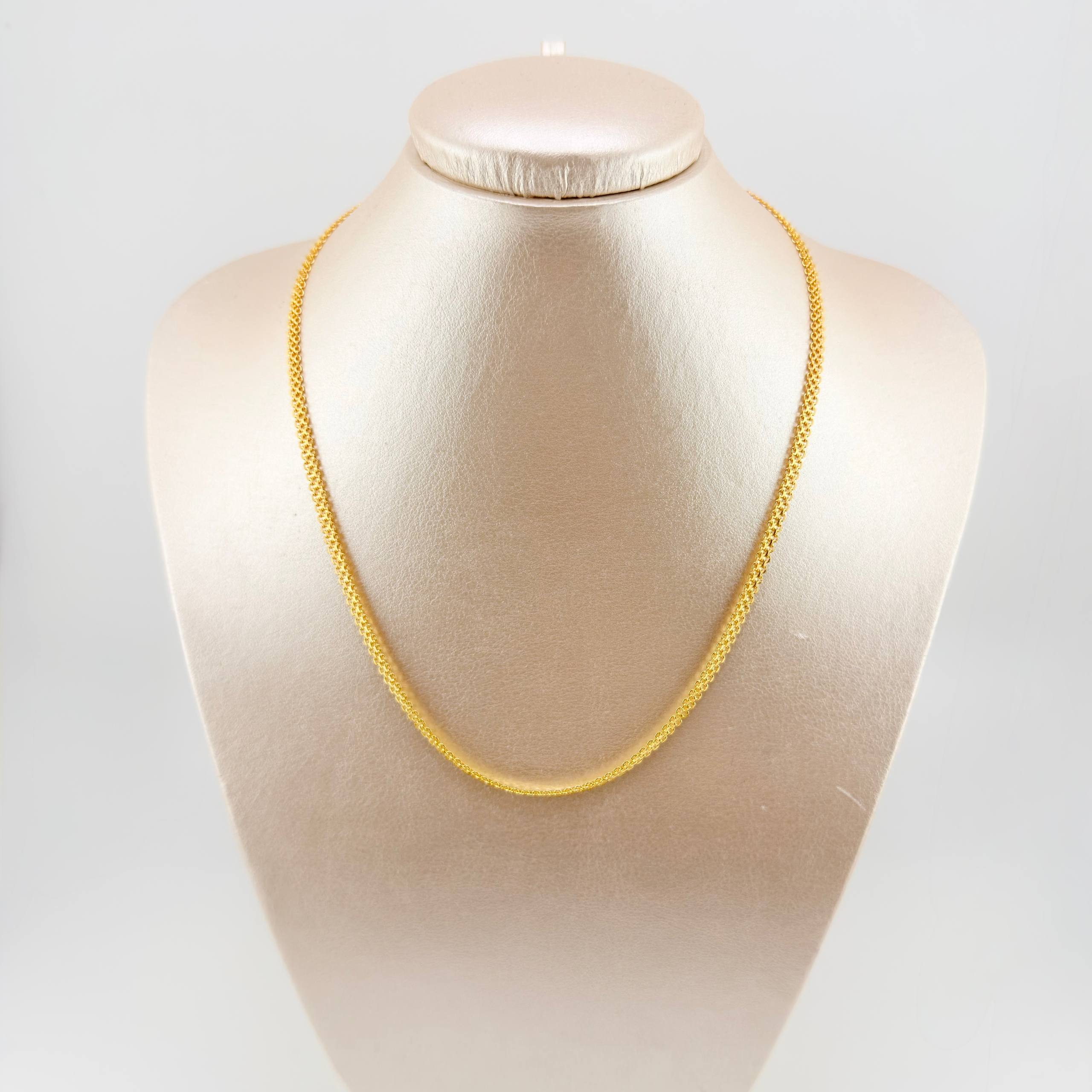 Cadena China 8.6gr / 45cm / 3.7mm Oro Amarillo +1 18K © - Image 4