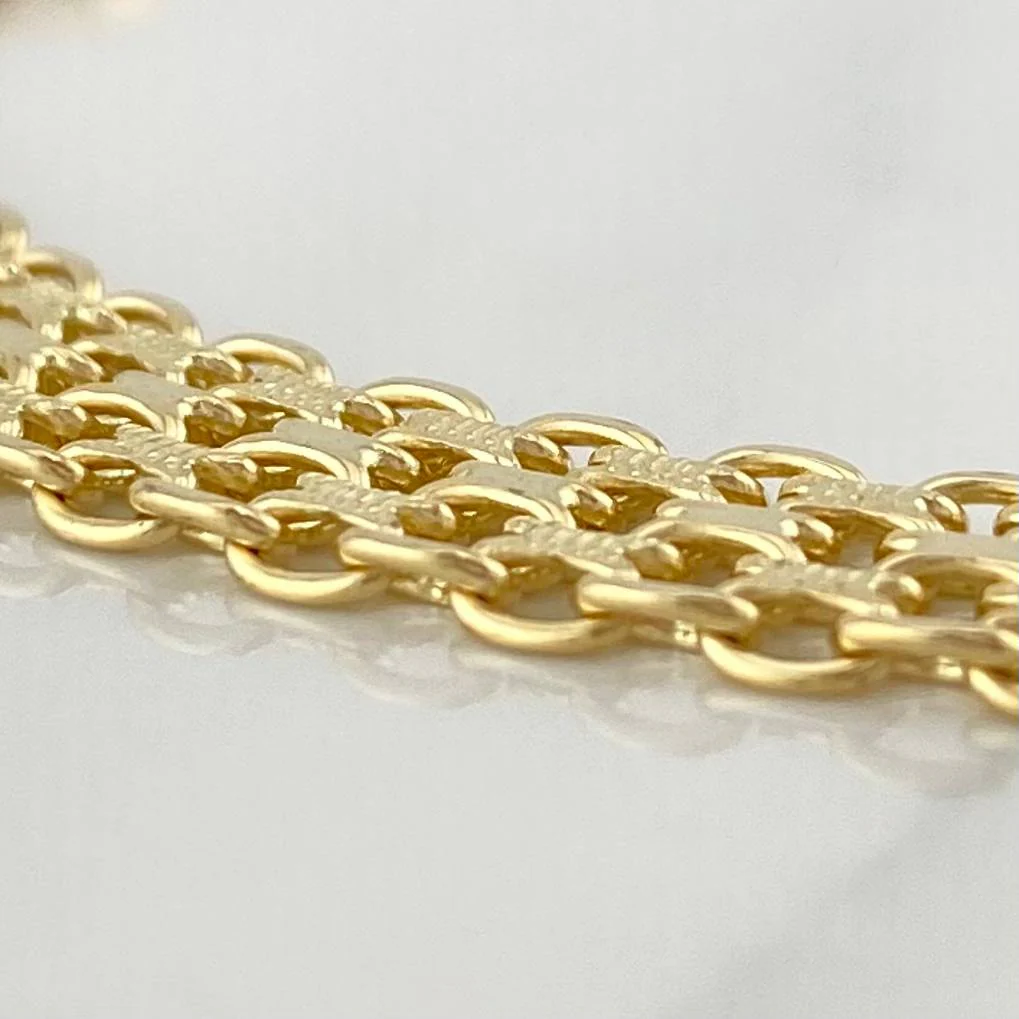 Pulso Chino 13.4 g / 20 cm / 7 mm Oro Amarillo 18K - Image 2
