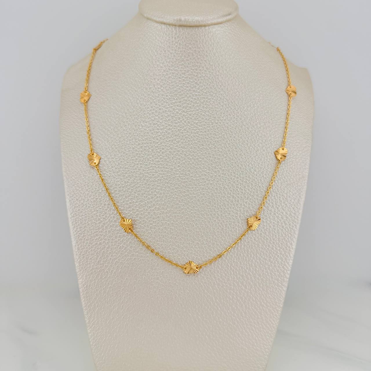 Cadena Corazones Aro Seguido 3.3gr / 41cm / 1.4mm Oro Amarillo 18K % - Image 6