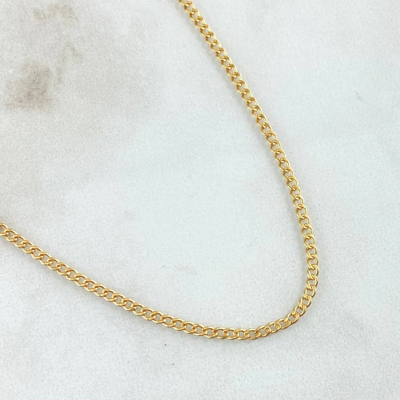 Cadena Cubana 1.4 g / 49.8 cm / 1.6 mm Oro Amarillo 18K