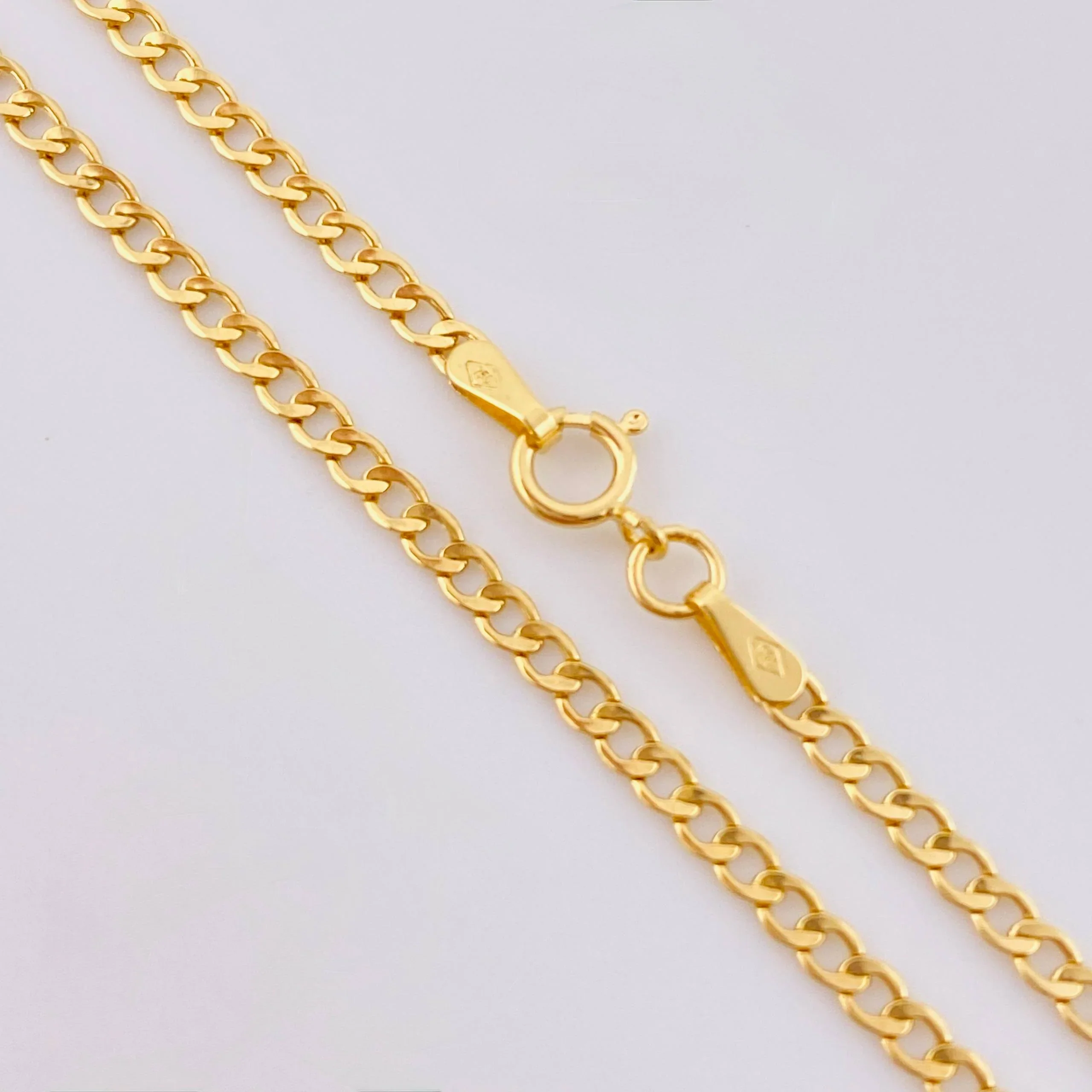 Cadena Cubana 1.6 g / 45 cm / 2 mm Oro Amarillo 18K - Image 3