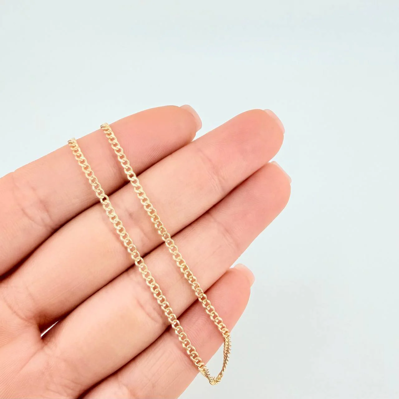 Cadena Cubana 1.6 g / 45 cm / 2 mm Oro Amarillo 18K - Image 4
