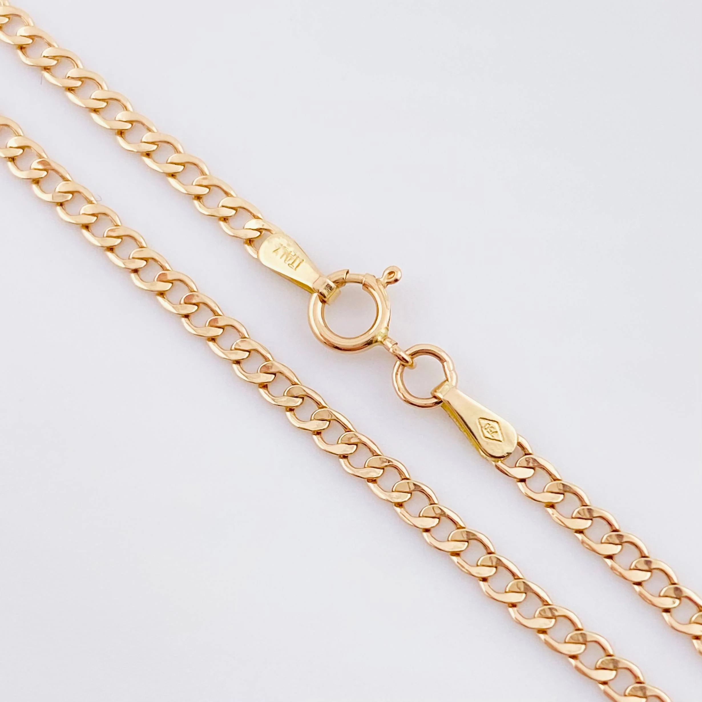 Cadena Cubana 1.65gr / 45cm / 2mm Oro Rosa +1 18K * - Image 2