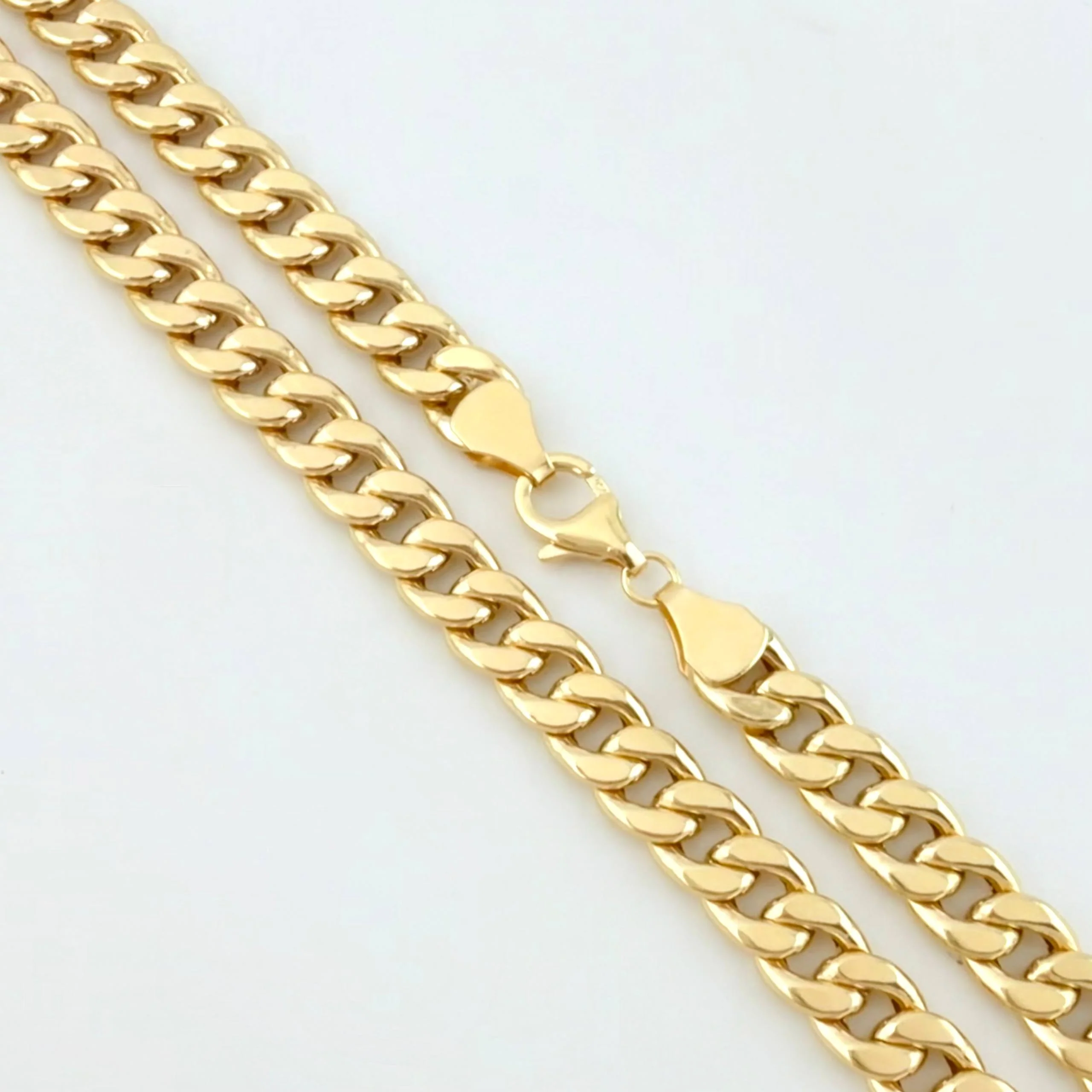 Cadena Cubana 10.3gr / 50cm / 6.7mm Oro Amarillo +1 18K * - Image 3