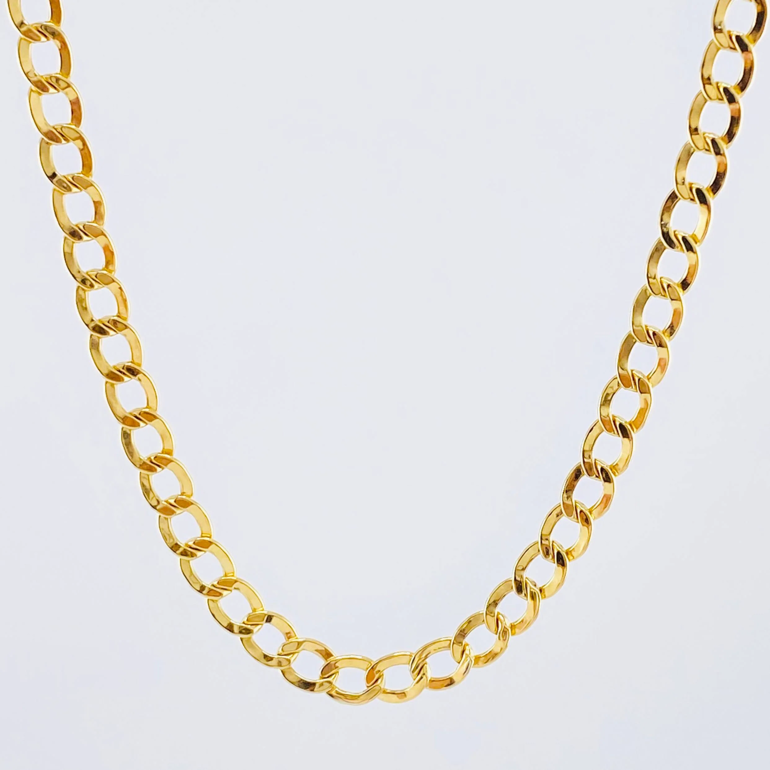 Cadena Cubana 10.6gr / 70cm / 4.9mm Oro Amarillo +1 18K *