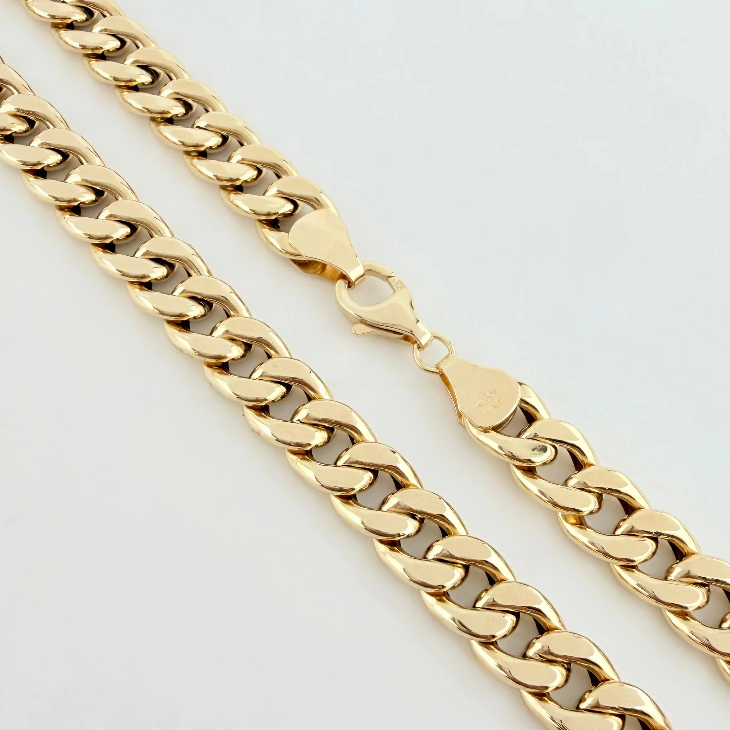 Cadena Cubana 14.1gr / 60cm / 7.25mm Oro Amarillo +1 18K (Oferta) * - Image 3