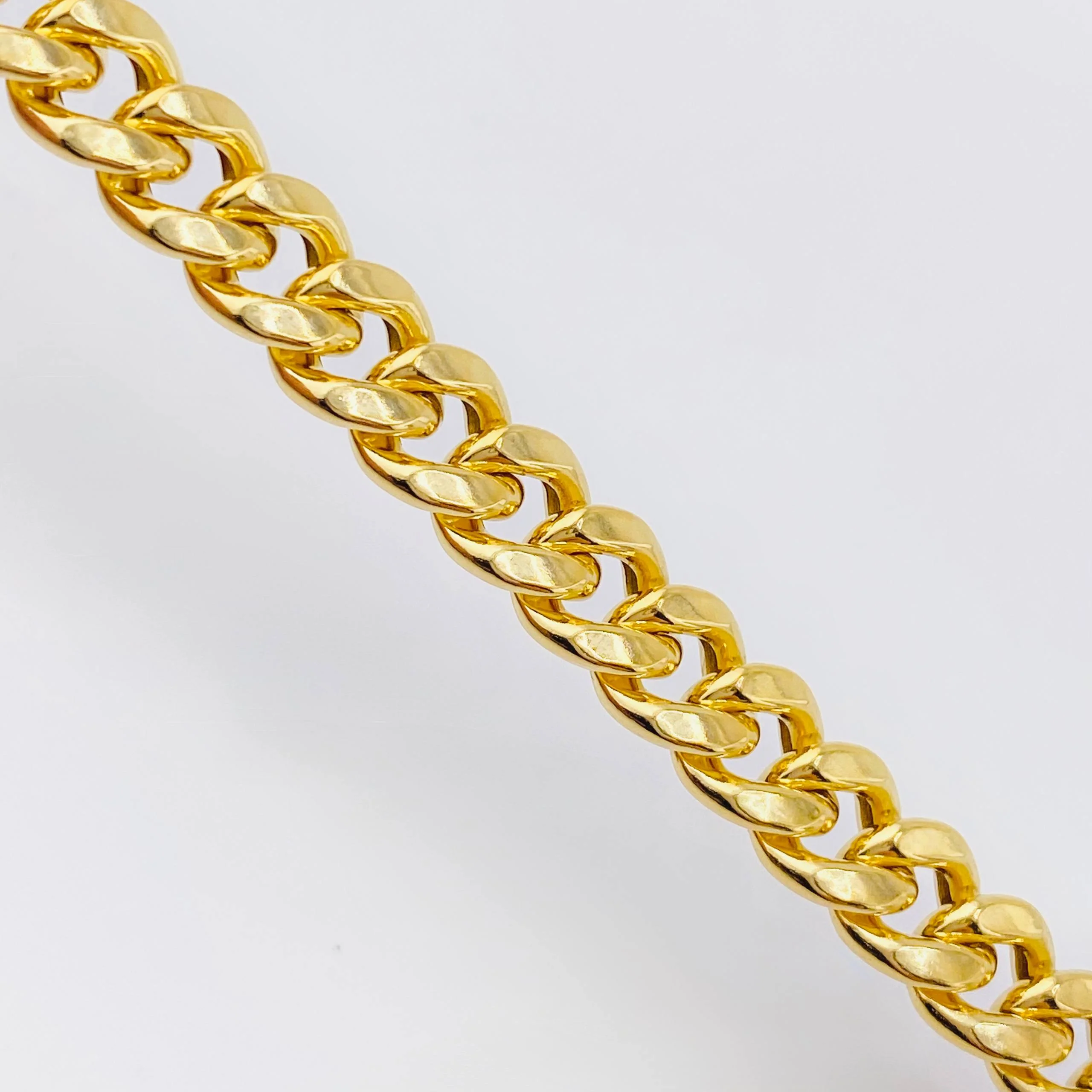 Cadena Cubana 14.75gr / 52.5cm / 6.7mm Oro Amarillo +1 18K - Image 2