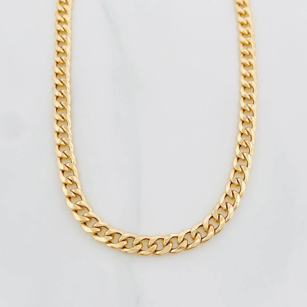 Cadena Cubana 19.1 g / 60 cm / 5.15 mm Oro Amarillo 18K
